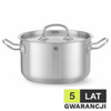 Garnek średni z pokrywką HENDI Kitchen Line 3,5L 200x(H)115mm