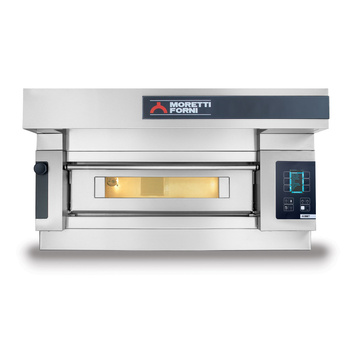 Piec do pizzy 1-komorowy z okapem i bazą 950x730 MORETTI FORNI MFS100M - Seria S