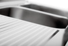 Stół ze zlewem 2-komorowy z ociekaczem prawy 1600x700mm Bartscher