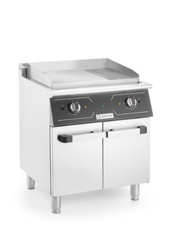 Płyta grillowa elektryczna 1/3 ryflowana 2/3 gładka z szafką | GRAFEN | Linia PERFECTA GREG43C