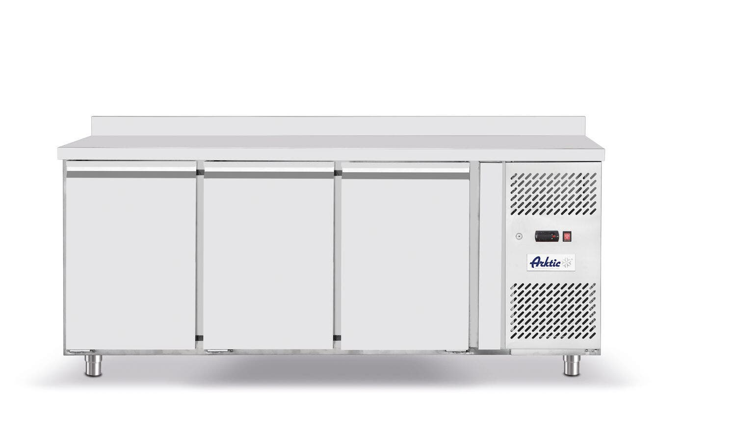 Stół chłodniczy 3-drzwiowy z agregatem bocznym Arktic Profi Line GN 1/1 420L 230V/400W 1795x700x(H)879mm