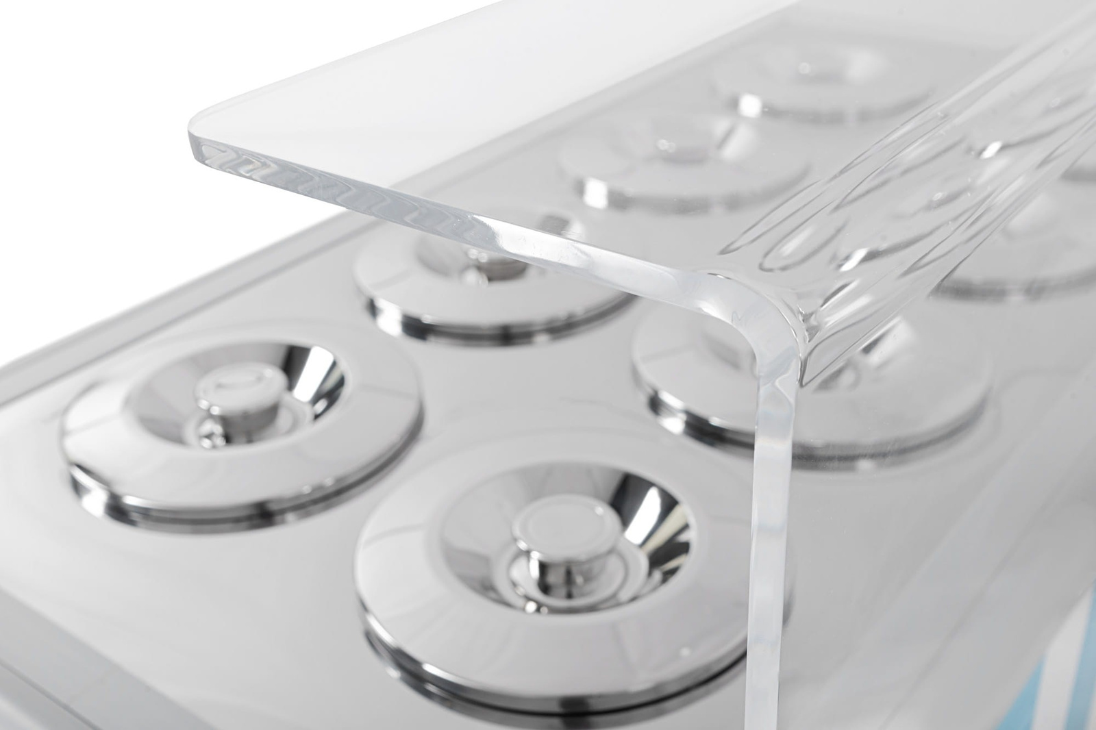 Dystrybutor do lodów | witryna do lodów | konserwator | retro | 8 tub | okrągłe kuwety | 1283x670x895 mm | GELATO POZETTI 8 BLUE