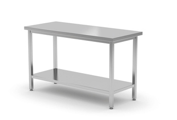 Stół centralny z półką - skręcany HENDI Kitchen Line 1200x700x(H)850mm