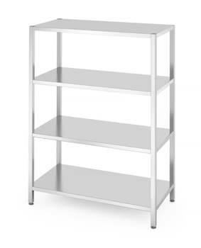 Regał magazynowy z 4 półkami pełnymi - skręcany HENDI Kitchen Line 1200x600x(H)1800mm