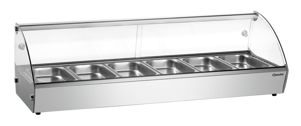 Witryna grzewcza nadstawna R6 6 x 1/3 GN Bartscher