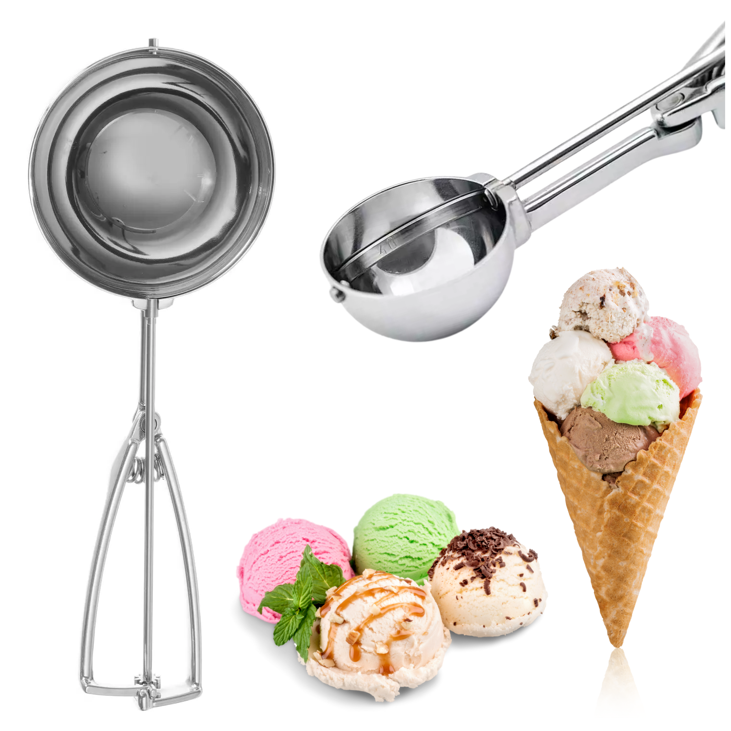 Gałkownica do lodów Stöckel 1/4 100mm