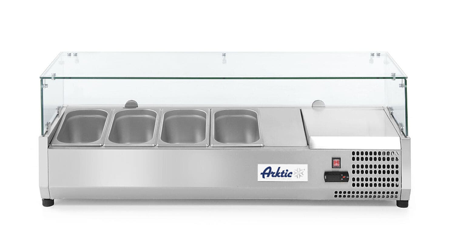 Nadstawa chłodnicza GN 1/3 Arktic 4x GN 1/3 230V/180W 1208x400x(H)456mm