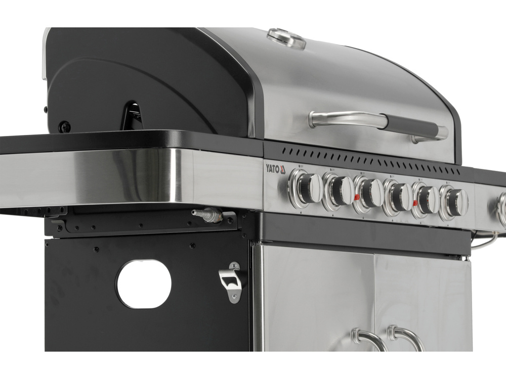 GRILL GAZOWY 6+1 STAL NIERDZEWNA 20,2KW YATO