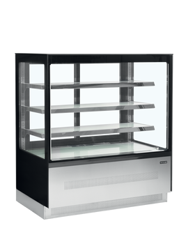 Chłodnicze witryny ekspozycyjne LPD1203F Black | TEFCOLD
