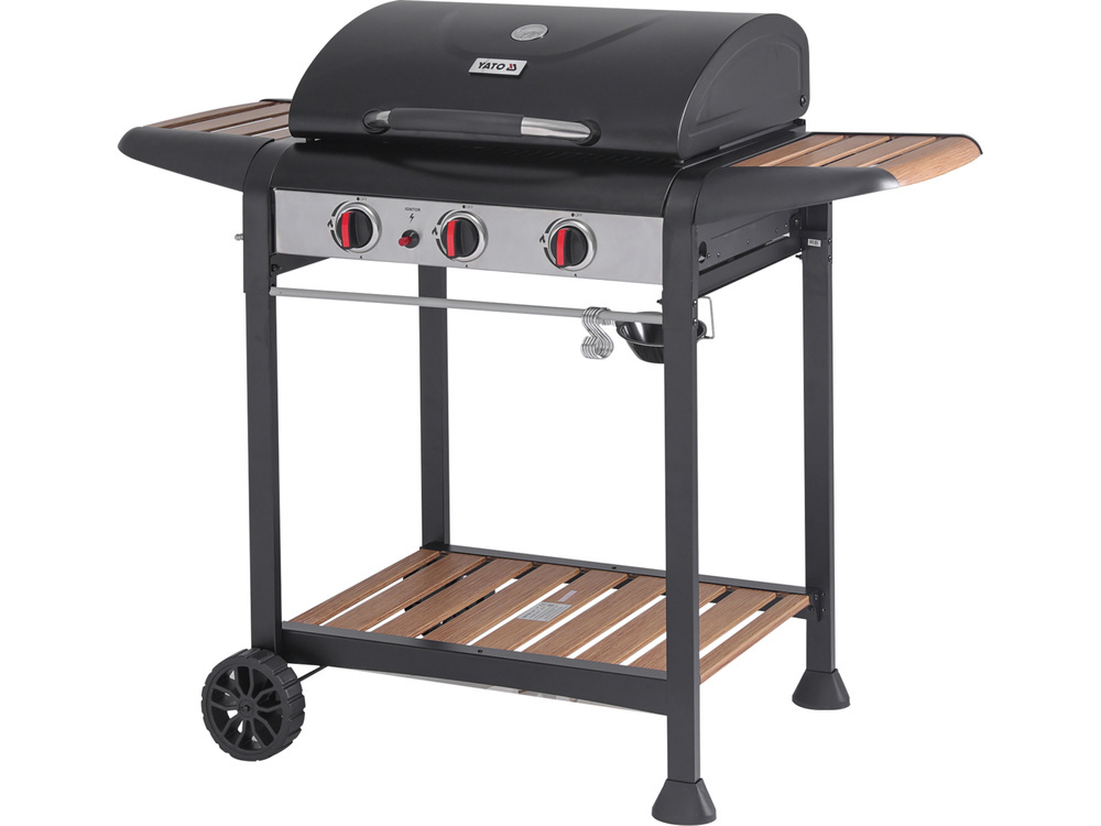 GRILL GAZOWY, 3 PALNIKI, 9KW YATO