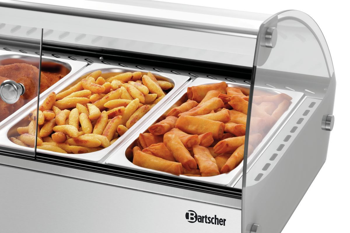 Witryna grzewcza nadstawna R4 4 x 1/3 GN Bartscher