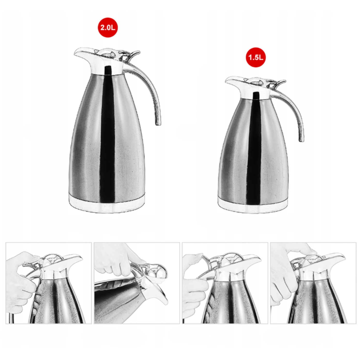 TERMOS STOŁOWY 2L YATO