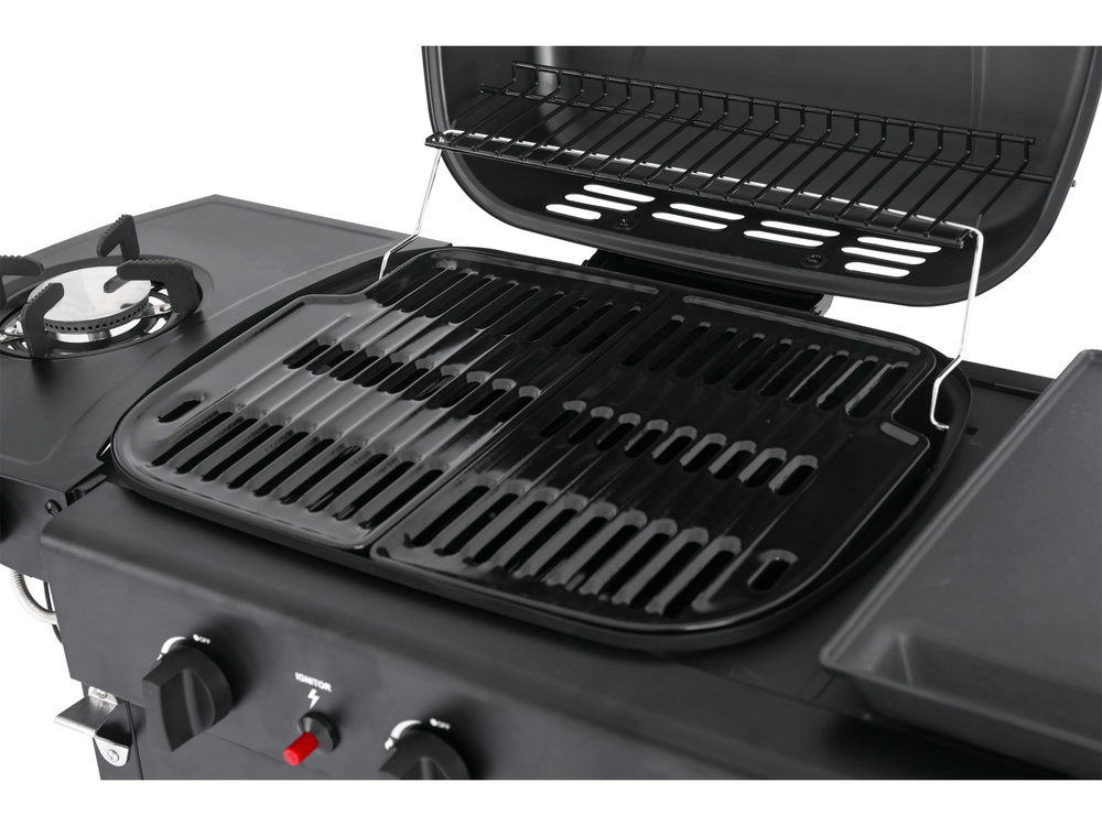 GRILL GAZOWY 2+2, 5KW, 3W1 YATO