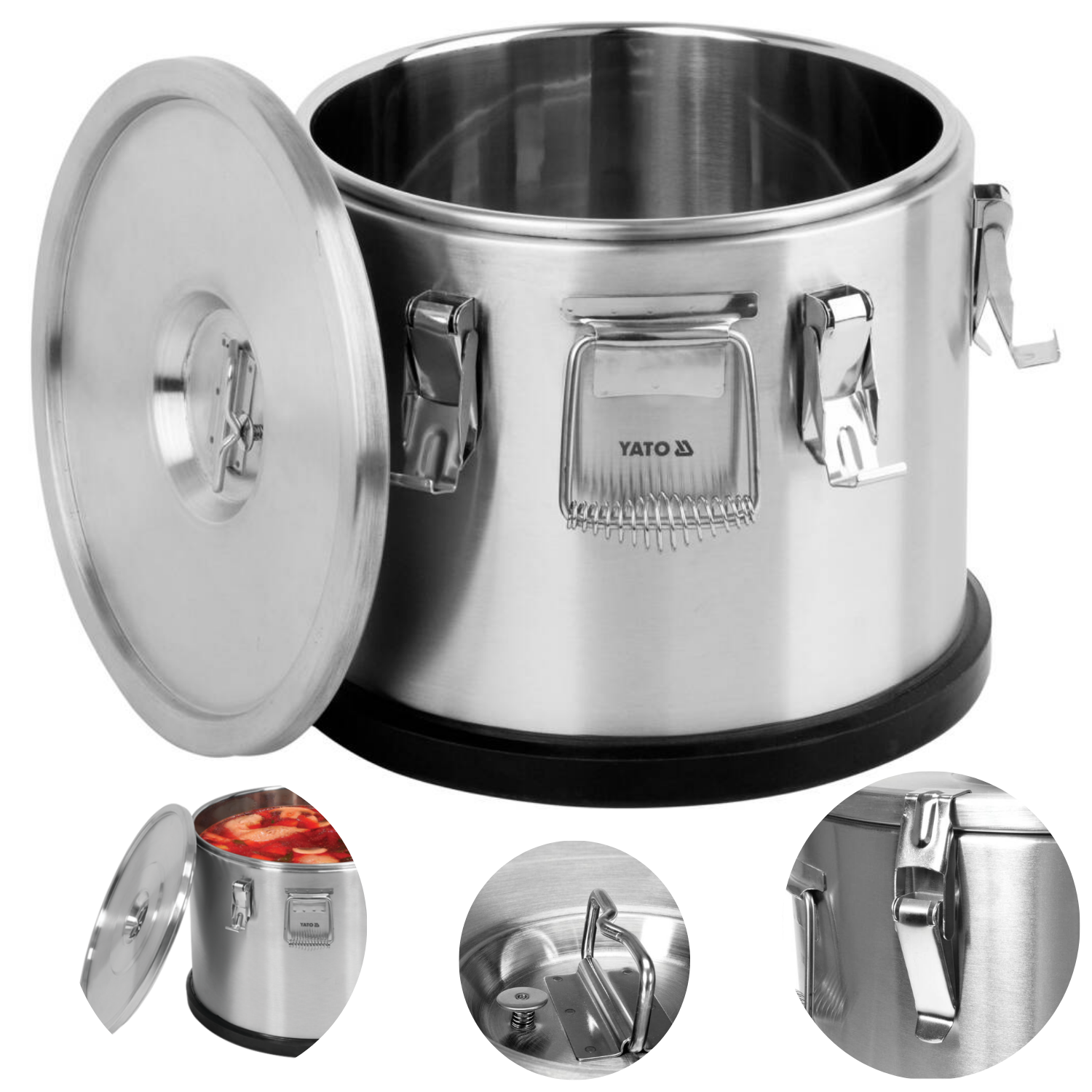 TERMOS TRANSPORTOWY ZE STALI NIERDZEWNEJ 15L YATO