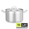 Garnek średni z pokrywką HENDI Profi Line 7L 240x(H)150mm