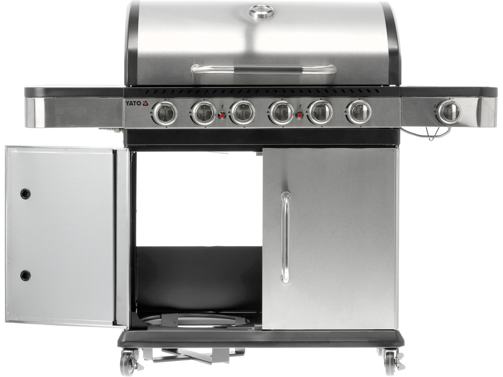 GRILL GAZOWY 6+1 STAL NIERDZEWNA 20,2KW YATO