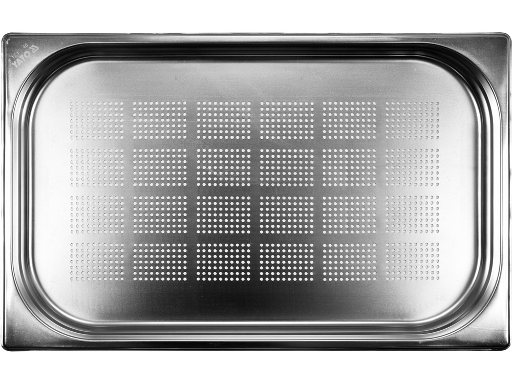 POJEMNIK GASTRONOMICZNY PERFOROWANY ZE STALI NIERDZEWNEJ GN 1/1 40MM 6L YATO