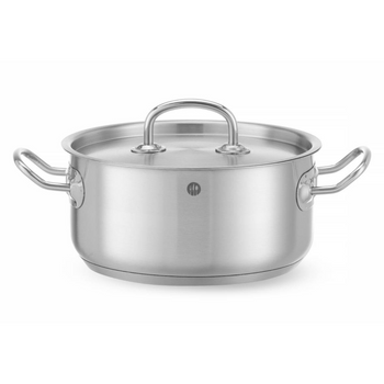 Garnek niski z pokrywą HENDI Kitchen Line 2,9L 200x(H)95mm