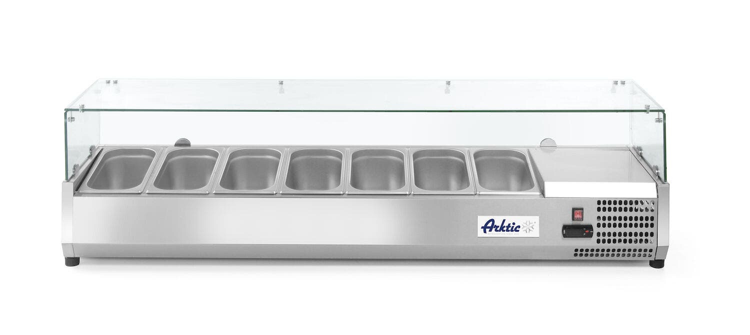 Nadstawa chłodnicza GN 1/3 Arktic 7x GN 1/3 230V/180W 1605x420x(H)460mm