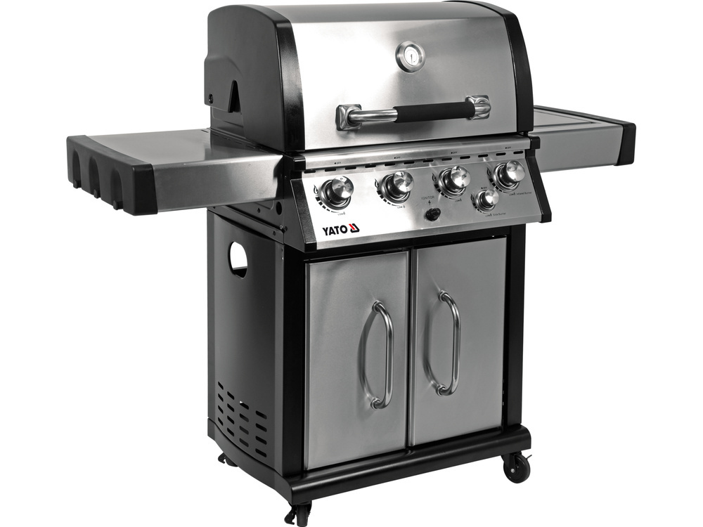 GRILL GAZOWY 4+1 STAL NIERDZEWNA 17,5KW YATO