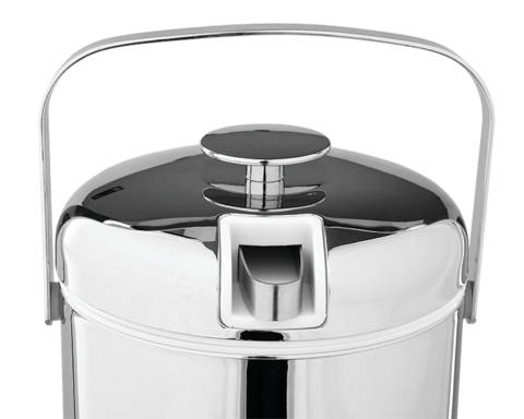 POJEMNIK TERMOIZOLACYJNY DO LODU CHROMOWANY 1,1L YATO