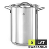Garnek XL do szparagów i makaronu HENDI 5,5L 162x(H)280mm