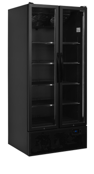 Czarna chłodziarka ekspozycyjna FS890H Black | TEFCOLD