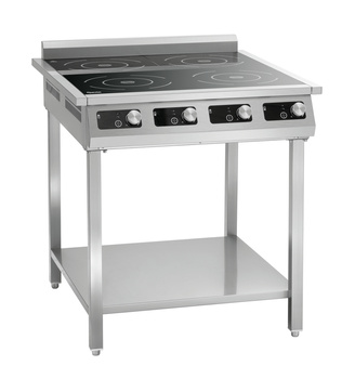 Podstawa do kuchenek indukcyjnych z 4-palnikami 3550-1 TCK Bartscher
