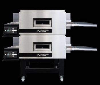 Elektryczny piec taśmowy przelotowy TT96 2x 1160x650 MORETTI FORNI MFMTT96E2 - Seria T