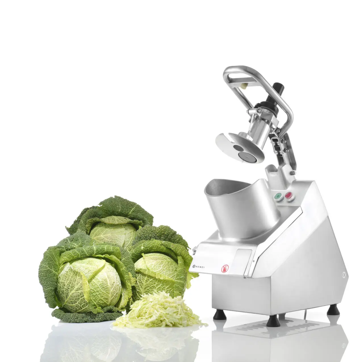 Szatkownica elektryczna z dużym otworem wlotowym z zestawem 5 tarcz HENDI 230V/750W 574x250x(H)472mm