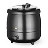 Kociołek do zupy HENDI Kitchen Line 8L czarny, 400W 330x(H)363mm