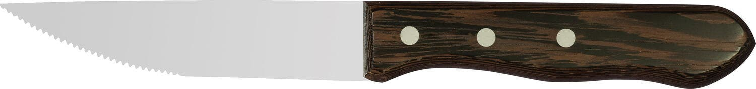 Noże do steków HENDI Profi Line z drobnymi ząbkami uchwyt drewniany WENGE