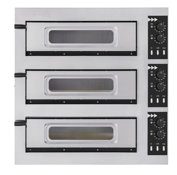Piec do pizzy 3-stopniowy Basic 3/50 Glass and Light Prismafood 400V/1200W 915x690x(H)900mm
