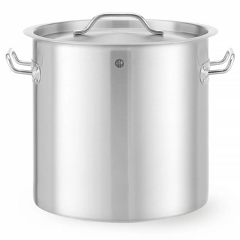 Garnek wysoki z pokrywką HENDI Budget Line 17L 280x(H)280mm