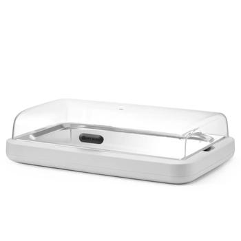 Witrynka chłodząca HENDI UNIQ, Prostokątna, GN 1/1, biały, 593x389x(H)147mm