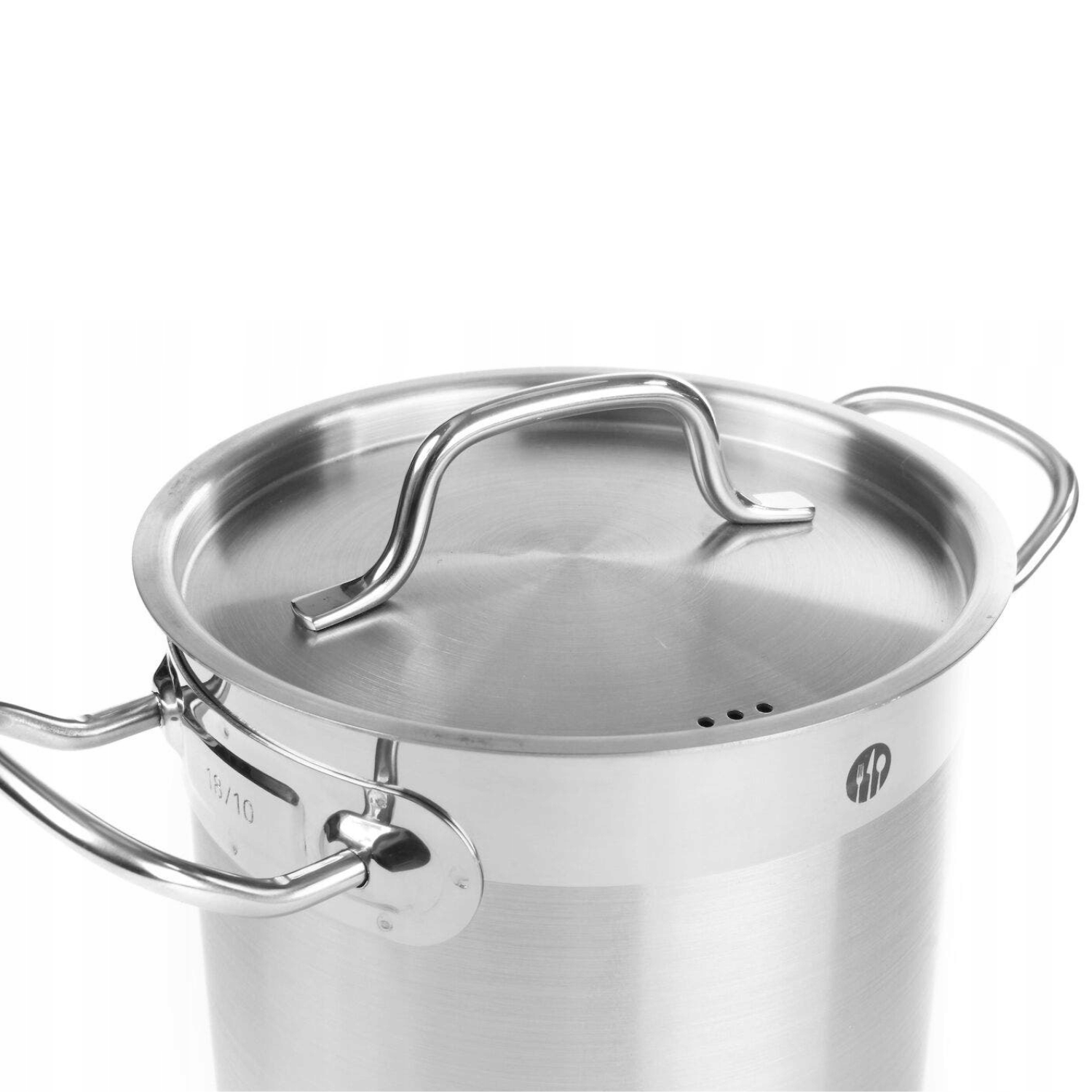 Garnek średni z pokrywką HENDI Profi Line 7L 240x(H)150mm