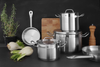Garnek średni z pokrywką HENDI Kitchen Line 3,5L 200x(H)115mm