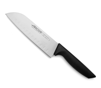 Nóż Santoku ze szlifem kulowym seria NIZA Arcos czarny (L)314mm