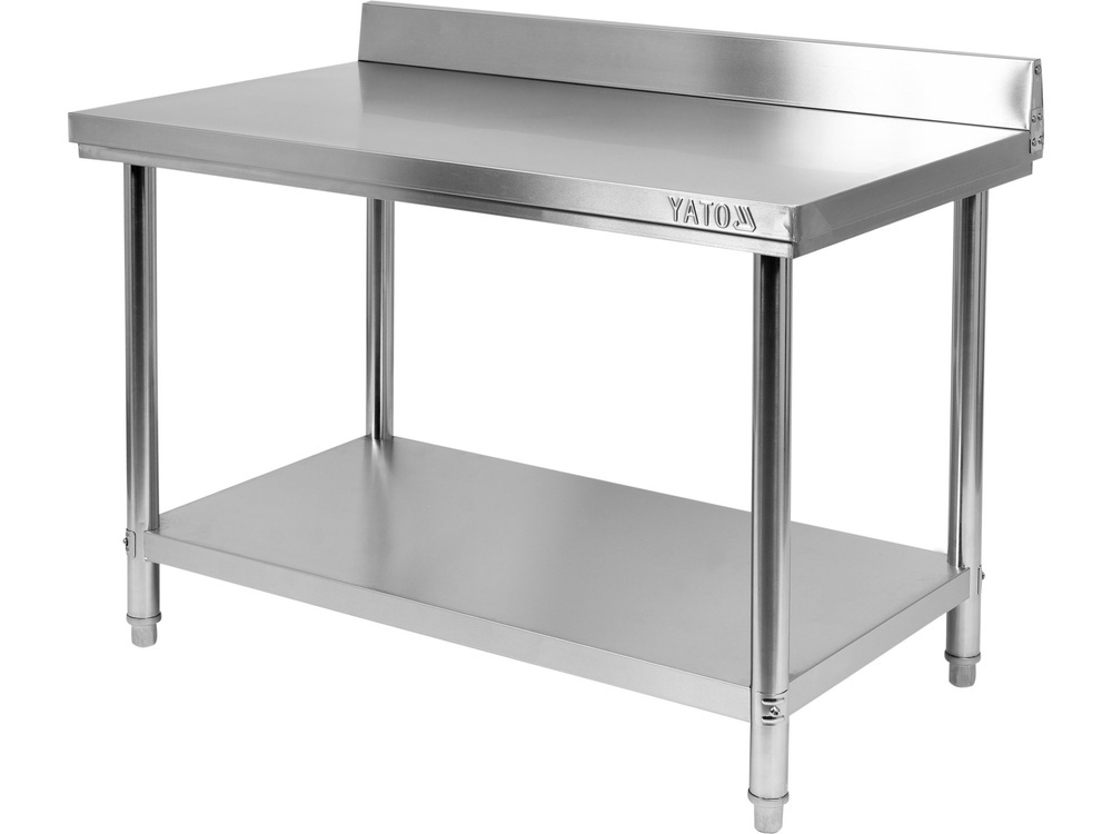 SKŁADANY STÓŁ PRZYŚCIENNY Z PÓŁKĄ 800X600XH850+100MM YATO