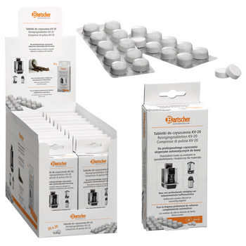 Tabletki do czyszczenia ekspresów KV-20 Bartscher