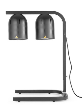 Lampa do podgrzewania potraw podwójna HENDI czarny 230V/250W 453x360x(H)790mm