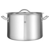 Garnek średni z pokrywką HENDI Budget Line 14L 300x(H)200mm