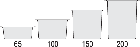 POJEMNIK GASTRONOMICZNY GN 1/9 65MM 0,6L PC YATO