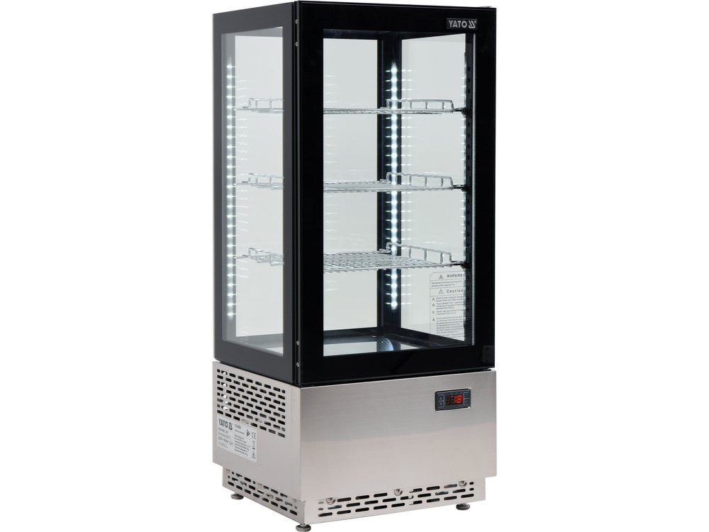 WITRYNA CHŁODNICZA 78L 43X39X98 CZARNA YATO