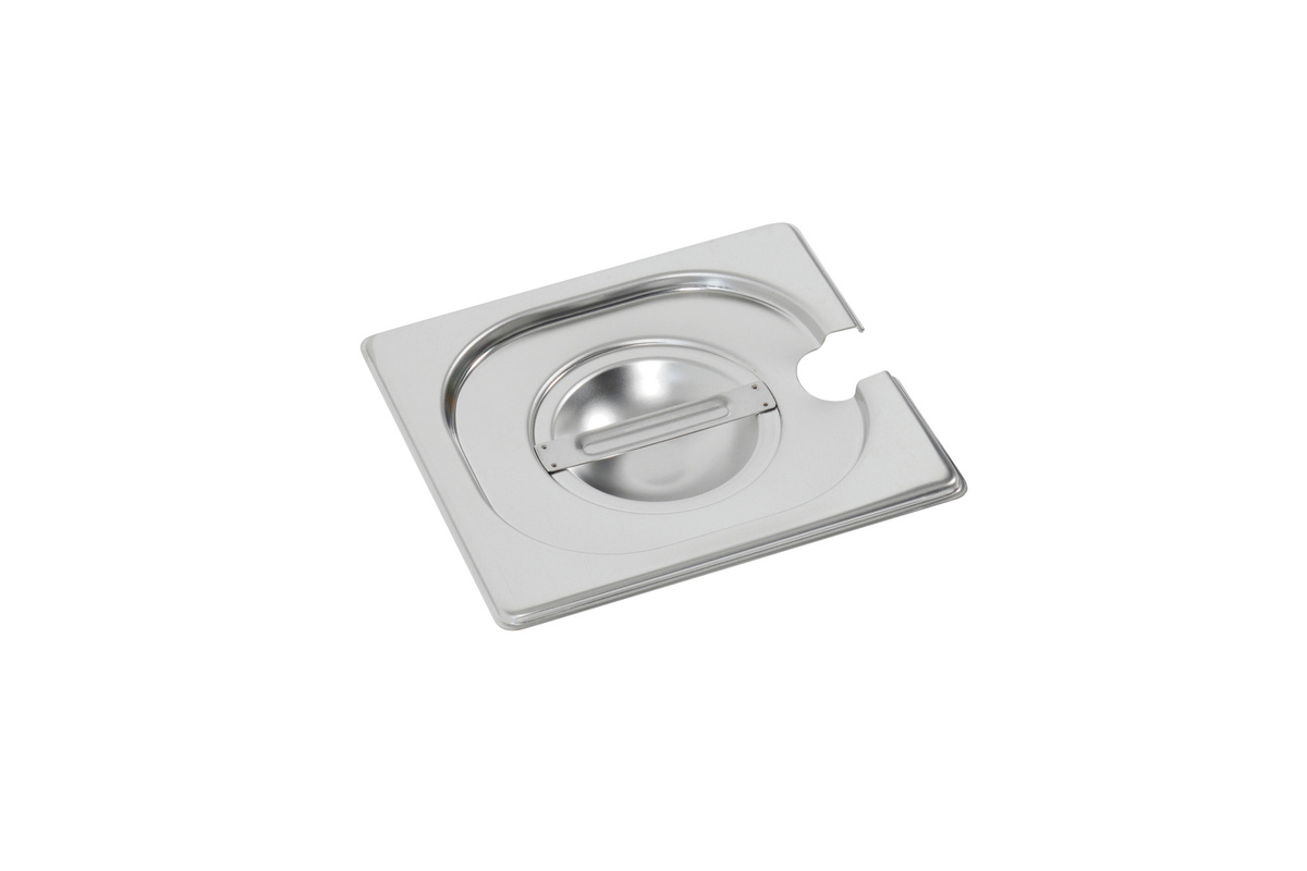 Pokrywka GN, 1/6 GN z otworem na łyżkę Bartscher