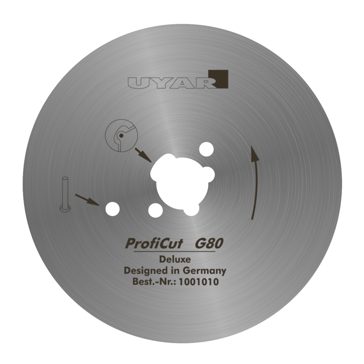 Ostrze gładkie 80mm, oryginalne, UYAR ProfiCut G80 Deluxe (2 gen.)