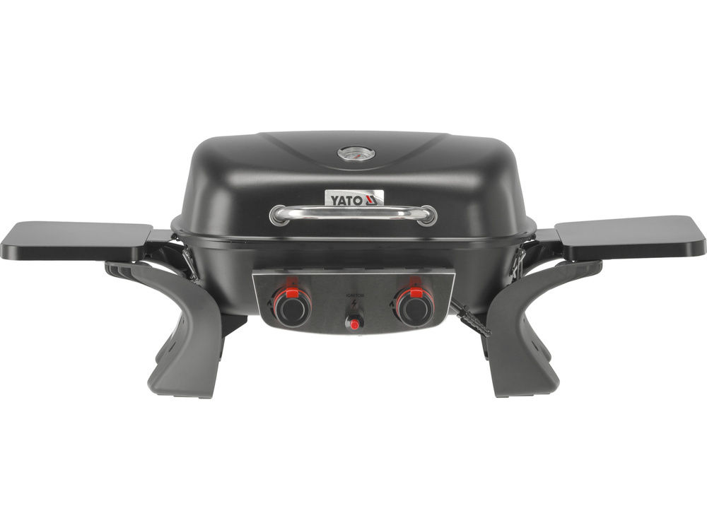 GRILL GAZOWY PRZENOŚNY 2 PALNIKI, 5KW YATO