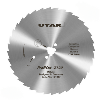Ostrze ząbkowane 120mm, oryginalne, UYAR ProfiCut Z120 Deluxe (2 gen.)