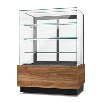 Witryna cukiernicza neutralna Dolce Visione Neutro 1300 | 1300x690x1300 mm
