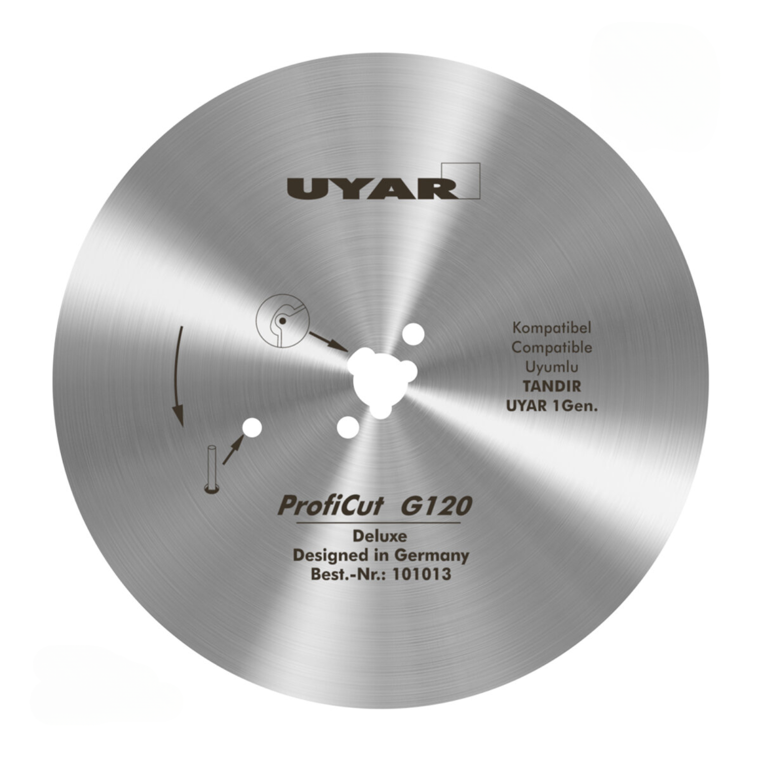 Ostrze gładkie 120mm, oryginalne, UYAR ProfiCut G120 Deluxe (2 gen.)